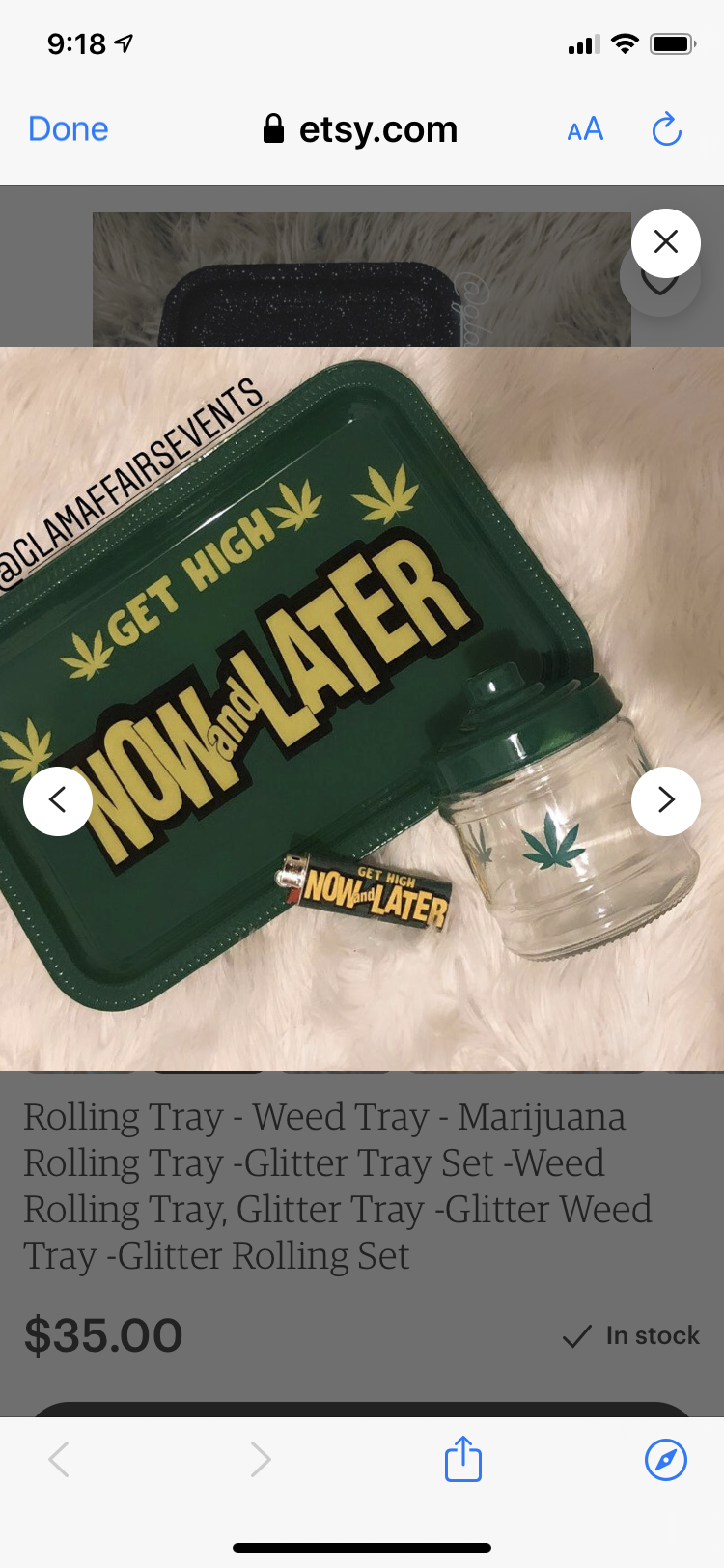 Rolling trays